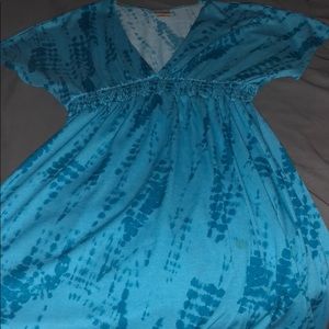Blue dress